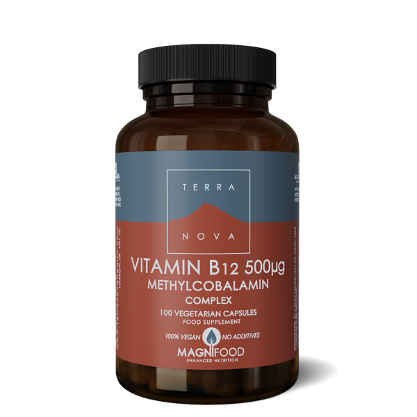 Terranova Vitamin B12 500ug Complex (Methylcobalamin) 100 Capsules