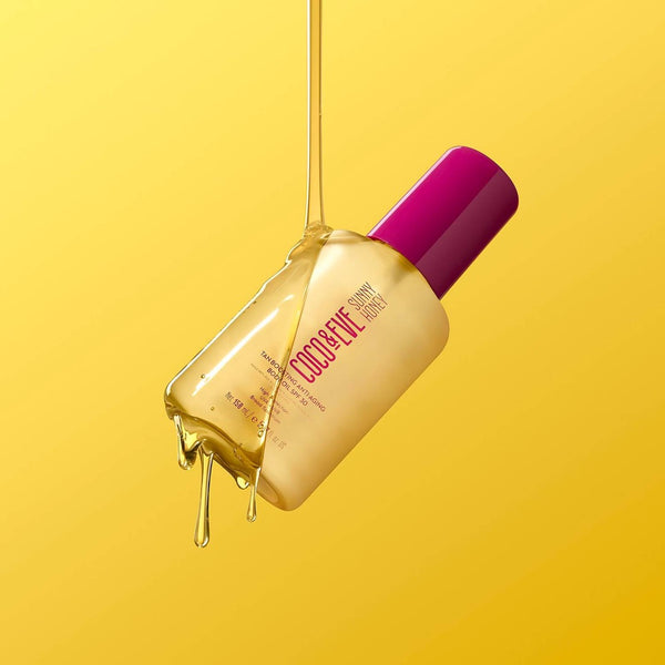 Coco & Eve Sunny Honey Tan Boosting Anti-ageing Body Oil SPF30