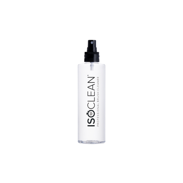 ISO CLEAN spray bottle on a white background