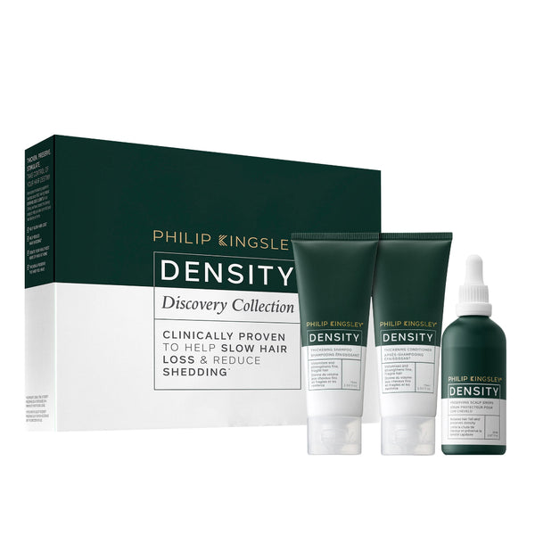 Philip Kingsley Density Discovery Collection with packaging on a white background