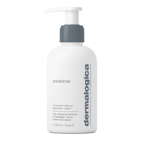 Dermalogica precleanse bottle on a white background