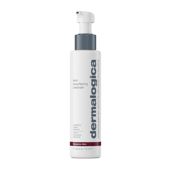 Dermalogica skin resurfacing cleanser bottle on a white background