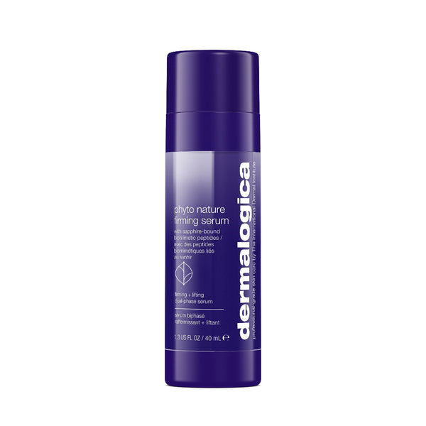 Dermalogica phyto nature firming serum bottle on a white background