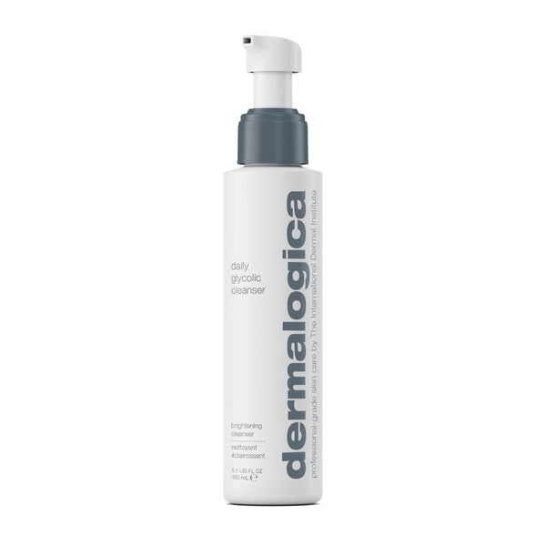 Dermalogica daily glycolic cleanser bottle on a white background