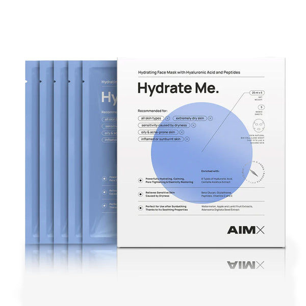 AimX Moisturising sheet mask with peptides