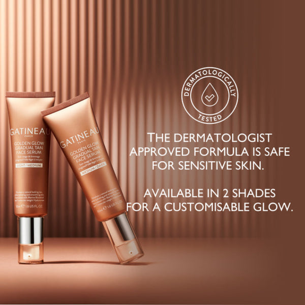 Gatineau Golden Glow Gradual Tan Face Serum Medium/Dark 10ml