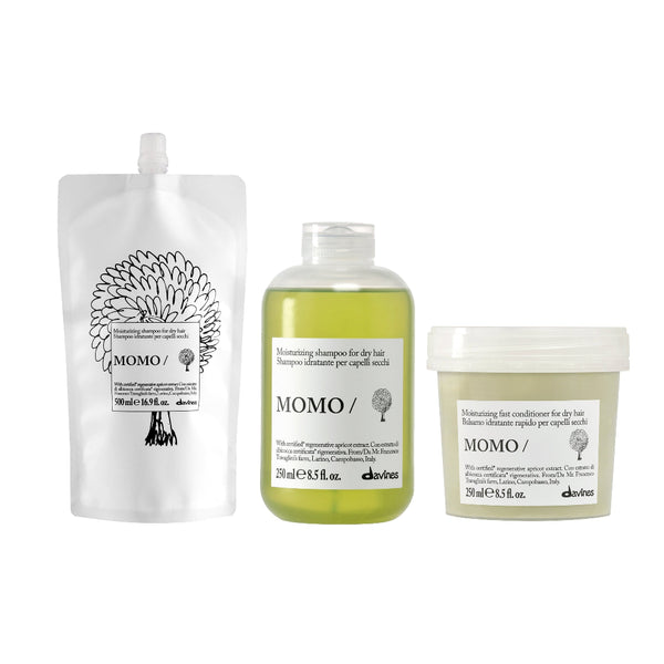 Davines MOMO Moisturizing Refill Trio