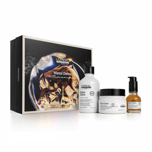 L'Oreal Professionnel Metal Detox Trio Gift Set (Worth £45)