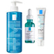 La Roche-Posay Breakout-Fighting Set- High Strength: Effaclar Micro-Peeling Cleanser, Anti Blemish Serum & SPF50+