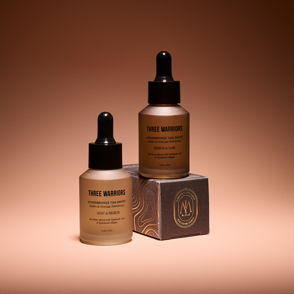 Three Warriors Hydrabronze Tan Drops - Light to Medium