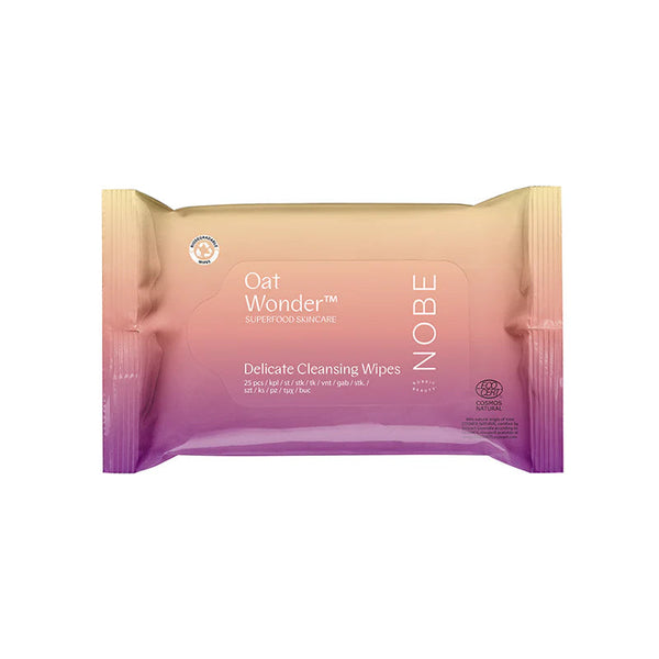 NOBE Oat Wonder Delicate Cleansing Wipes 25pcs