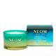 NEOM scented candle with packaging on a white background
