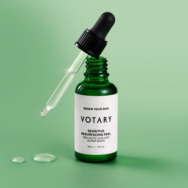 Gift: Votary Sensitive Resurfacing Peel, 10% Lactic Acid and Super Seeds 30ml