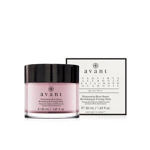 Avant Skincare Harmonious Rose Quartz Revitalising & Firming Mask and packaging