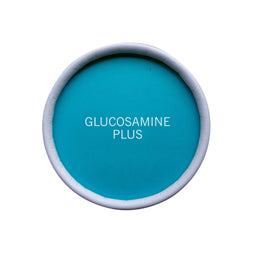 The lid of Advanced Nutrition Programme with "Glucosamine Plus" written on top