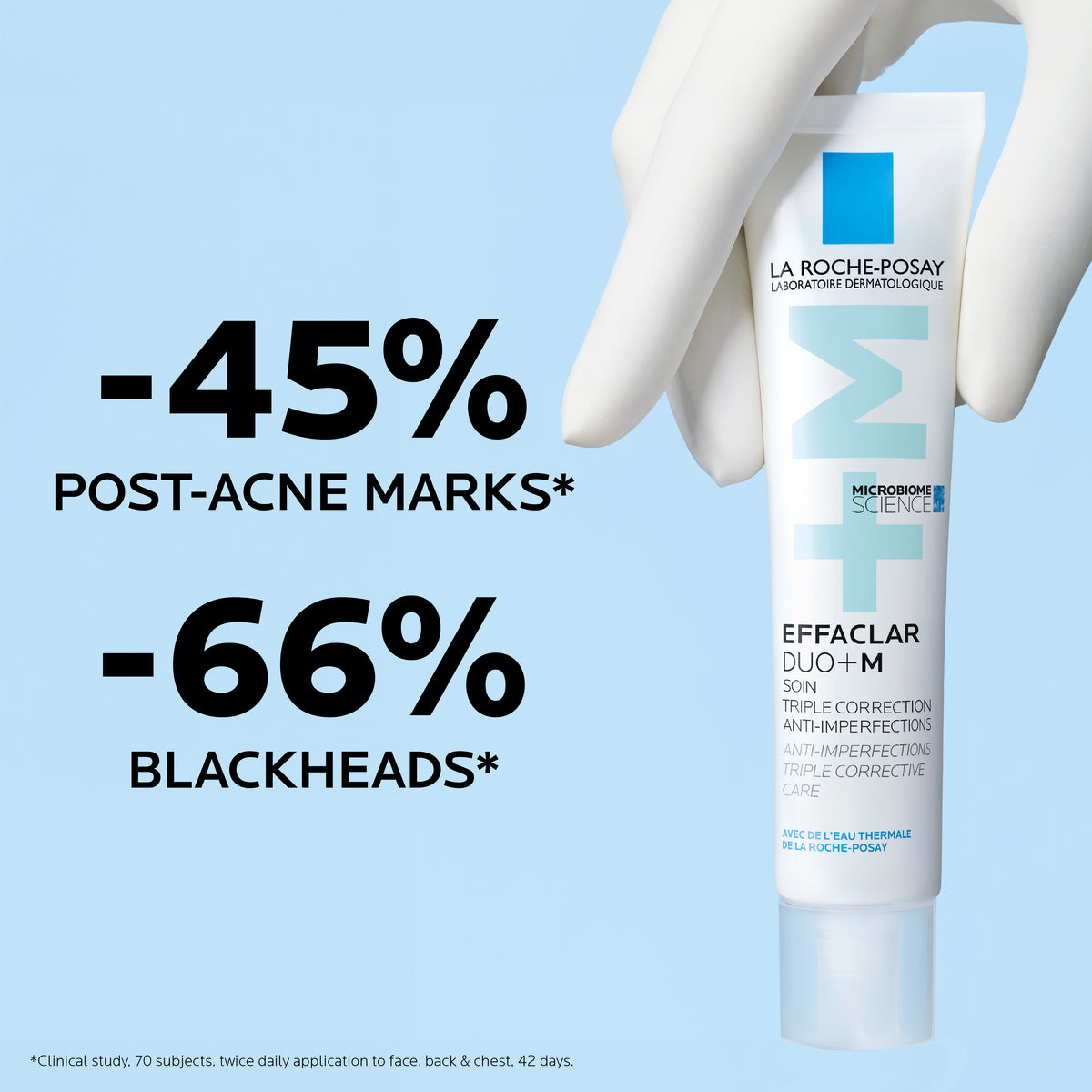 La Roche-Posay Effaclar Duo+M Moisturiser for Oily, Blemish-Prone Skin 40ml