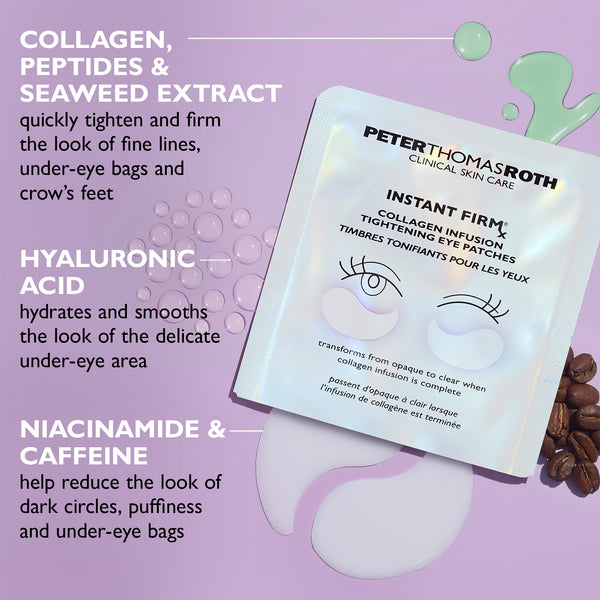 Peter Thomas Roth Instant FIRMx® Collagen Infusion Tightening Eye Patches 8 pairs