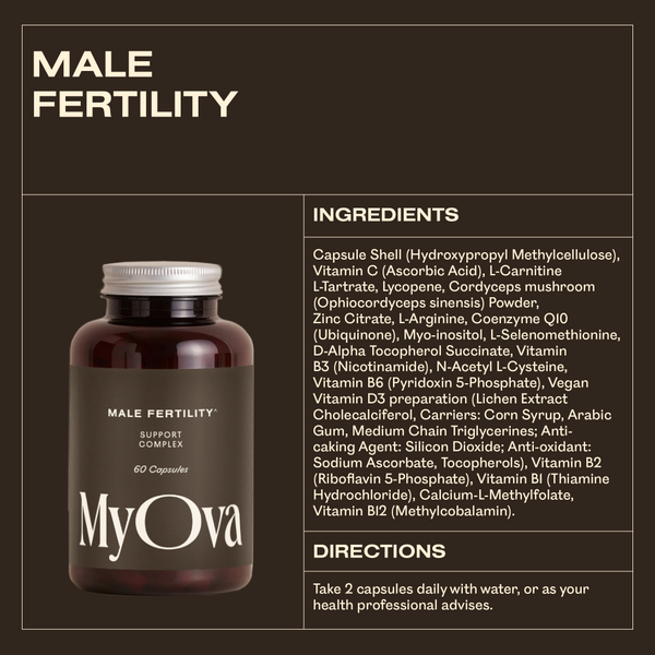 MyOva Male Fertility 60 Capsules