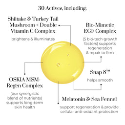 OSKIA Midnight Elixir - Regenerative EGF & Multi-Peptide Night Serum