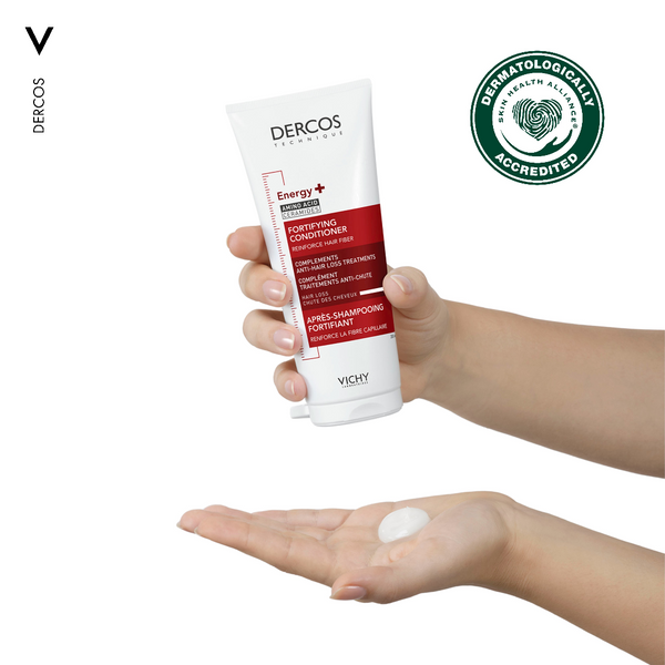 Vichy Dercos Energy+ Fortifying Amino Acid & Ceramide Conditioner for Hair Loss & Thinning Due to Breakage 200ml