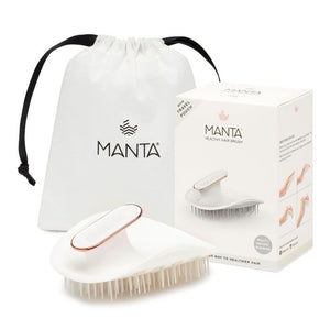 Manta Healthy Hair & Scalp Brush White