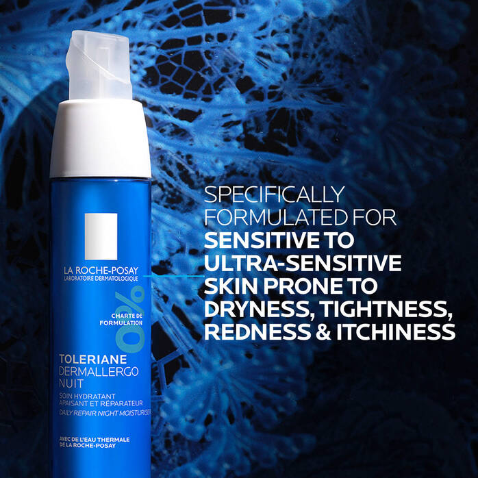 La Roche-Posay Toleriane Dermallergo Soothing Night Cream For Sensitive Skin