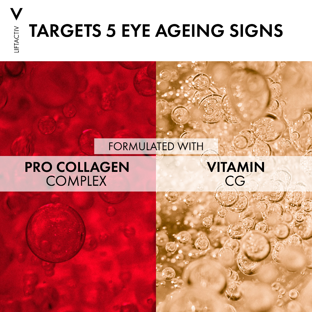 Vichy Liftactiv Collagen Specialist Eye Care Cream Anti-Ageing 15ml