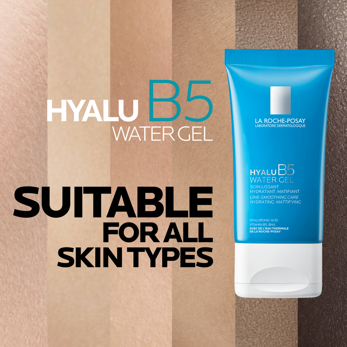 La Roche-Posay Hyalu B5 Instant Fresh Cooling Water-breaking Gel combining Hyaluronic Acid, Vitamin B5 and BHA 40ml