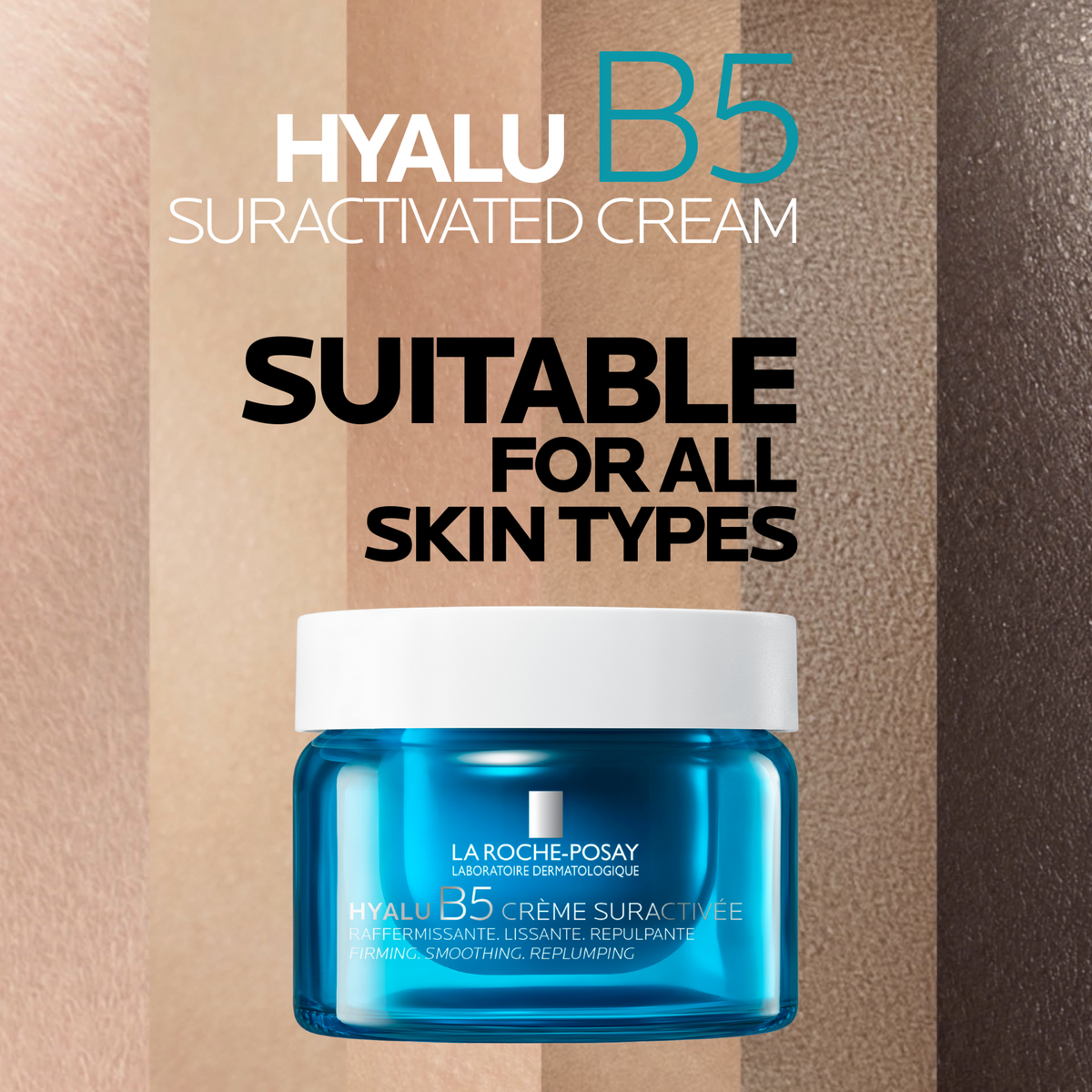 La Roche-Posay Hyalu B5 Suractivated Anti-wrinkle Firming Cream Refill with 3 forms of Hyaluronic Acid, Vitamin B5 and Ectoin 50ml