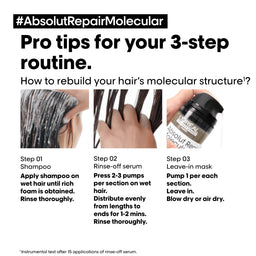 L'Oreal Professionnel Absolut Repair Molecular Shampoo 300ml