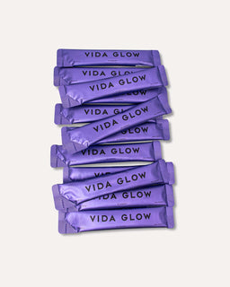 Purple Vida Glow Natural Marine Collagen Sachets - Blueberry sachets