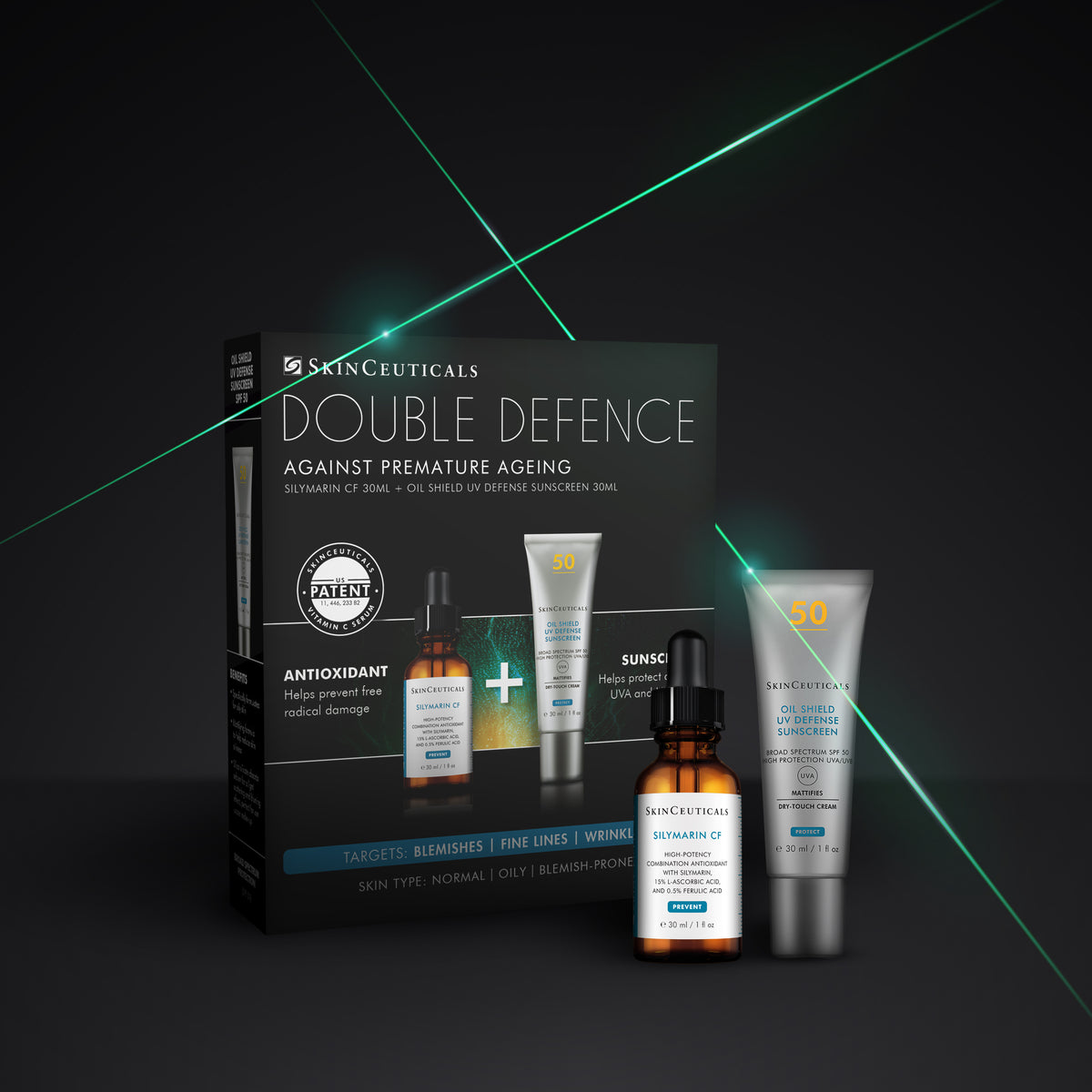 SkinCeuticals Double Defence Silymarin CF Kit