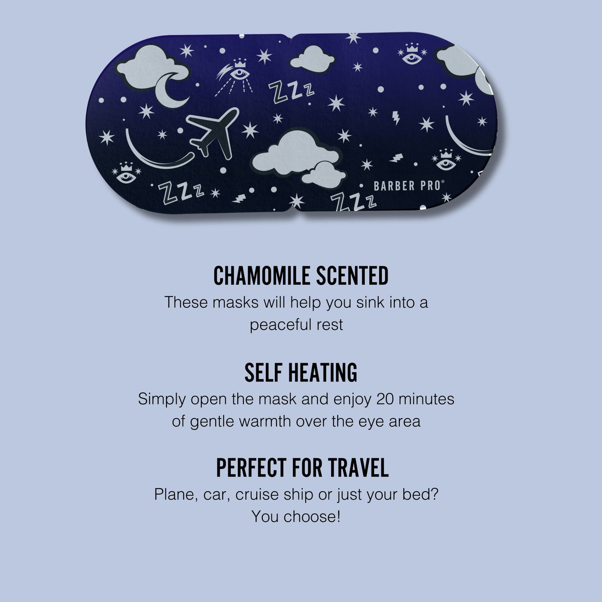 BARBER PRO Warming Eye Masks (Box of 5)