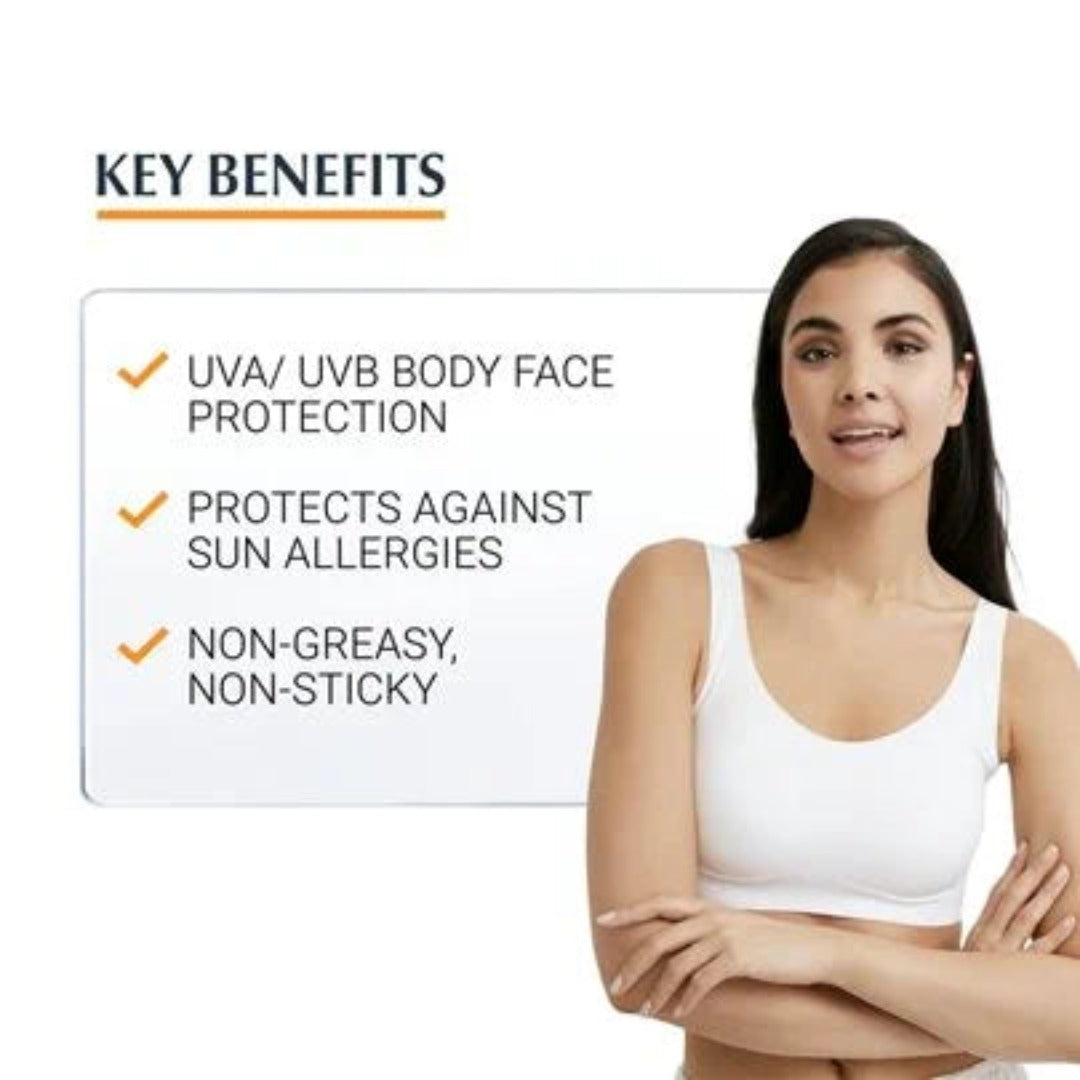 Eucerin Sun Allergy Protect Sun Crème Gel SPF50 150ml key benefits