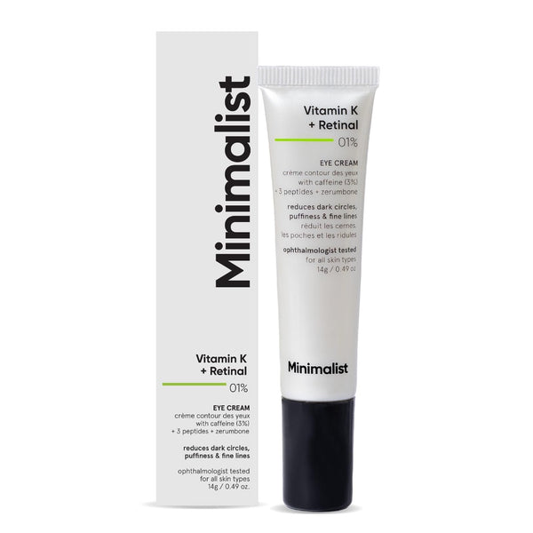Minimalist Vitamin K + Retinal 01% Eye Cream