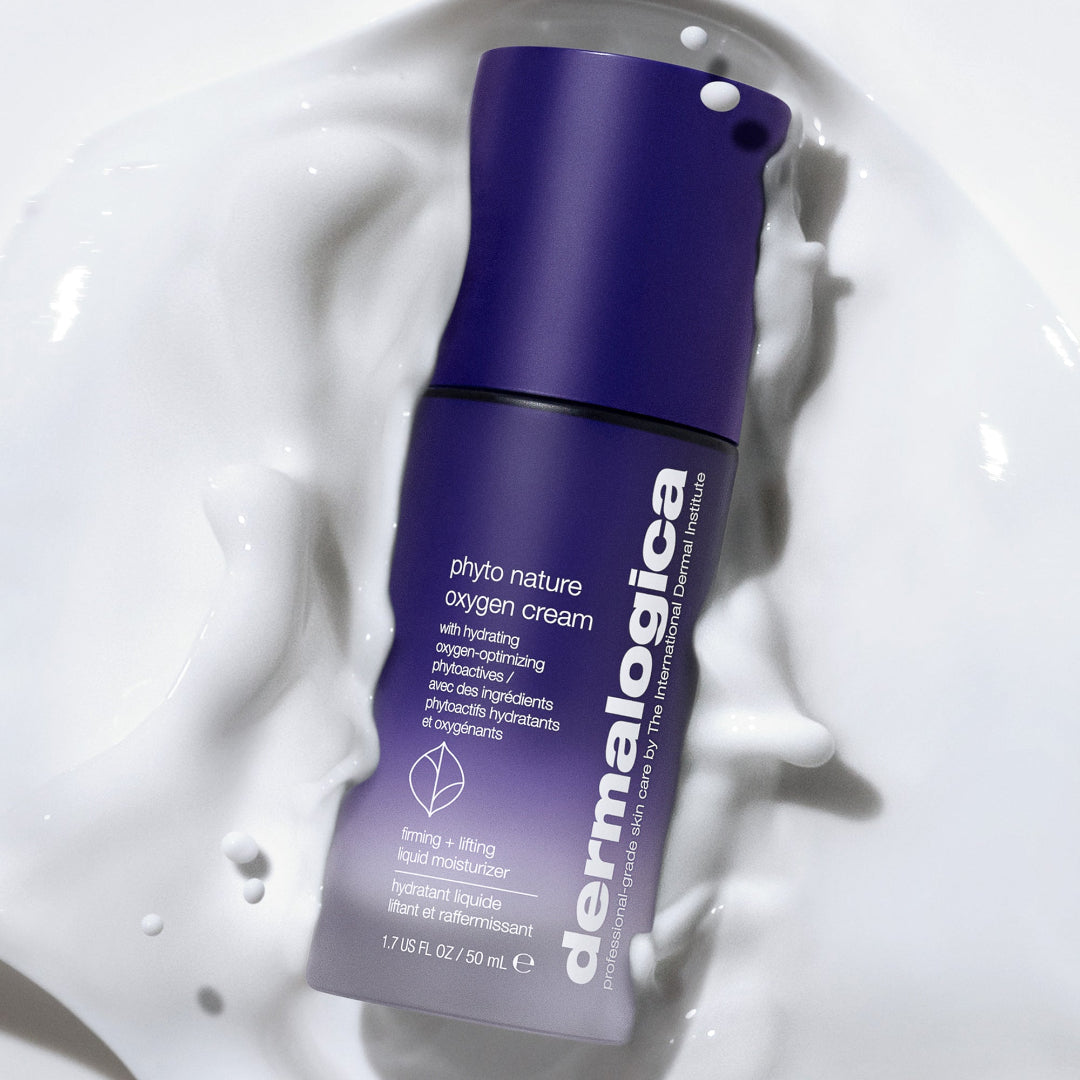 Dermalogica phyto nature cream bottle on a white background