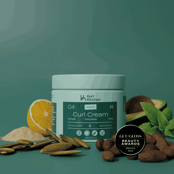 Kurl Kitchen Avocado and Hemp Curl Cream 350ml
