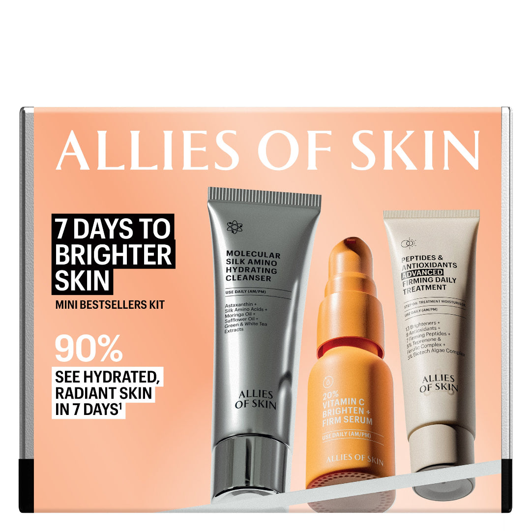 Allies of Skin 7 Days to Brighter Skin Anti Aging Skincare Kit