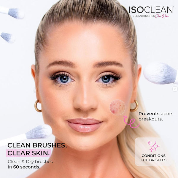 ISOCLEAN Makeup Brush Cleaner With Detachable Dip Tray