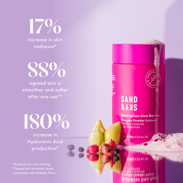 Sand & Sky Australian Glow Berries Enzyme Powder Exfoliator