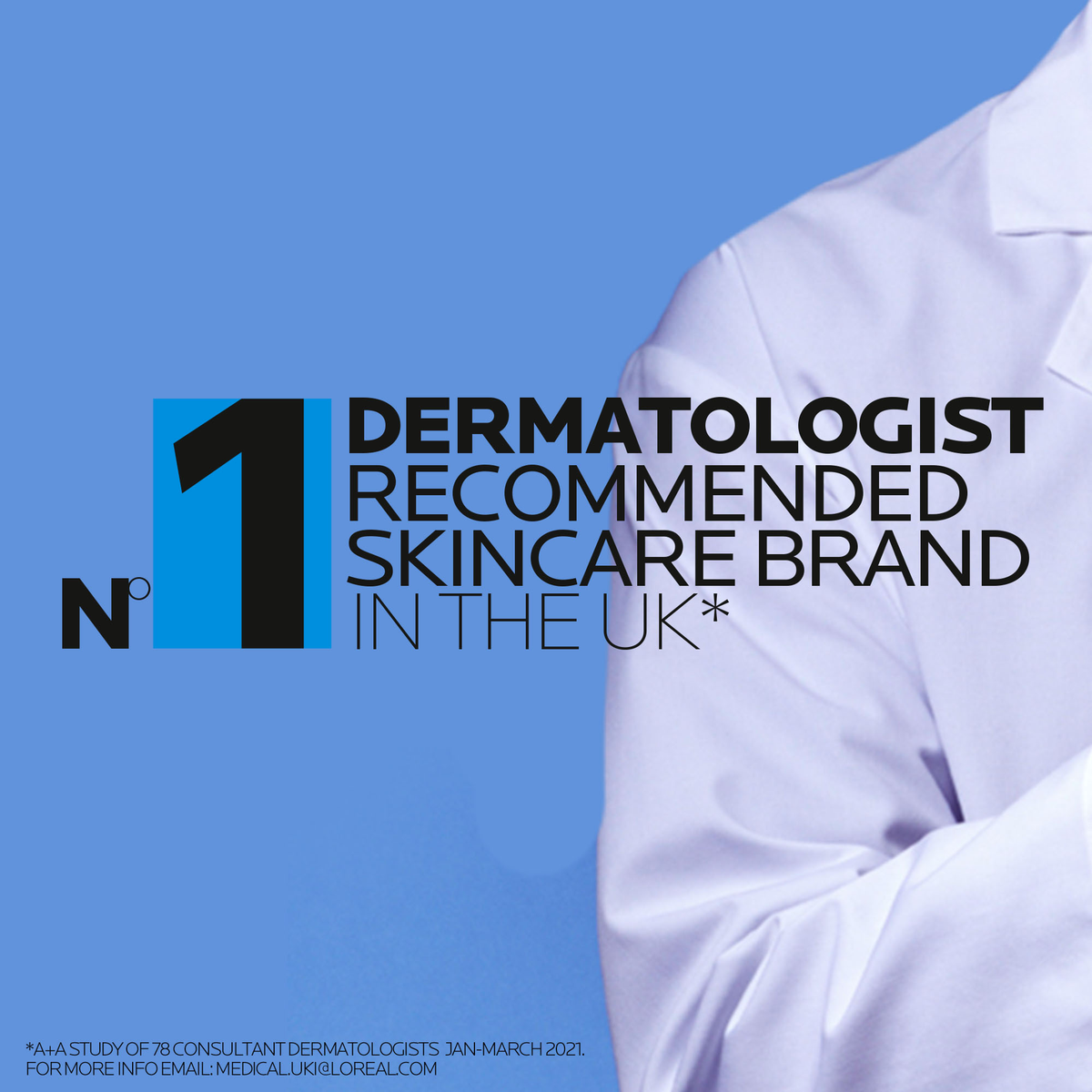  number one dermatologist recommended skincare brand in the UK
