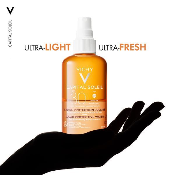 Vichy Capital Soleil Tan Illuminating Sun Protection Water Spray SPF30 for All Skin Types 200ml