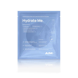 AimX Moisturising sheet mask with peptides "Hydrate Me" 25ml