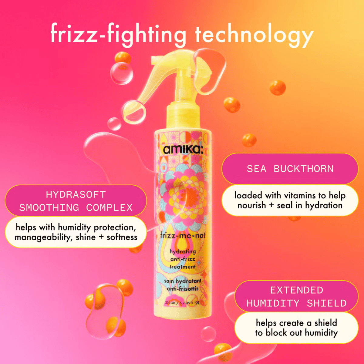 Amika Frizz-Me-Not Hydrating Anti Frizz Treatment 200ml