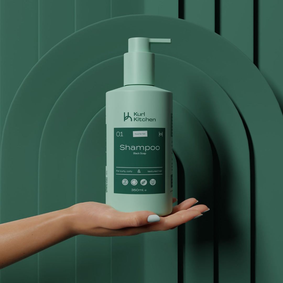 Kurl Kitchen Black Soap Shampoo 350ml