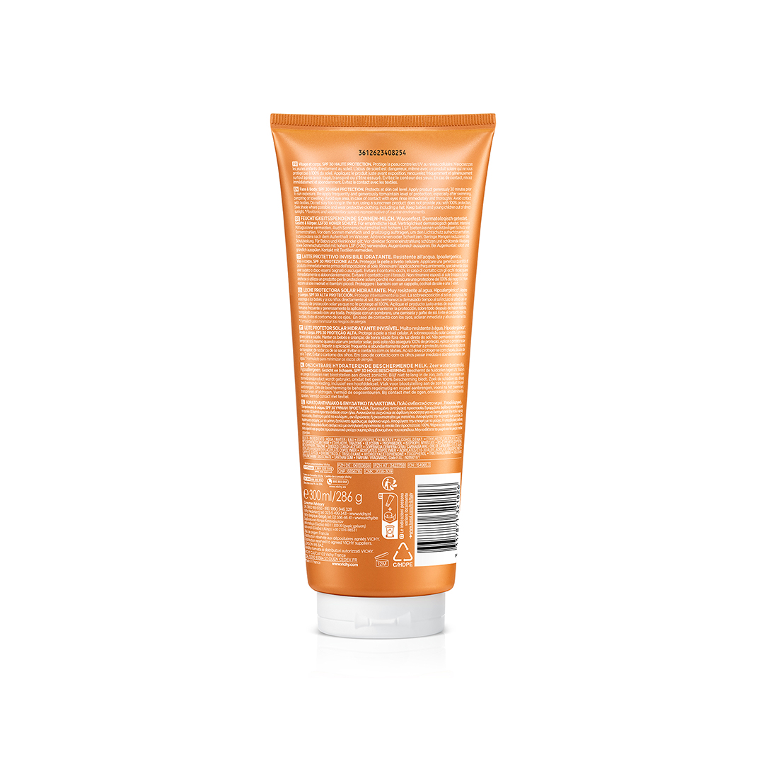 Vichy Capital Soleil Hydrating Fresh Sun Protection Milk SPF30 for Face & Body 300ml