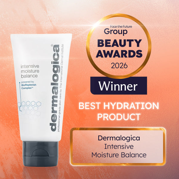 Dermalogica intensive moisture balance winner of best hydration product, Face the Future Beauty Awards 2026 
