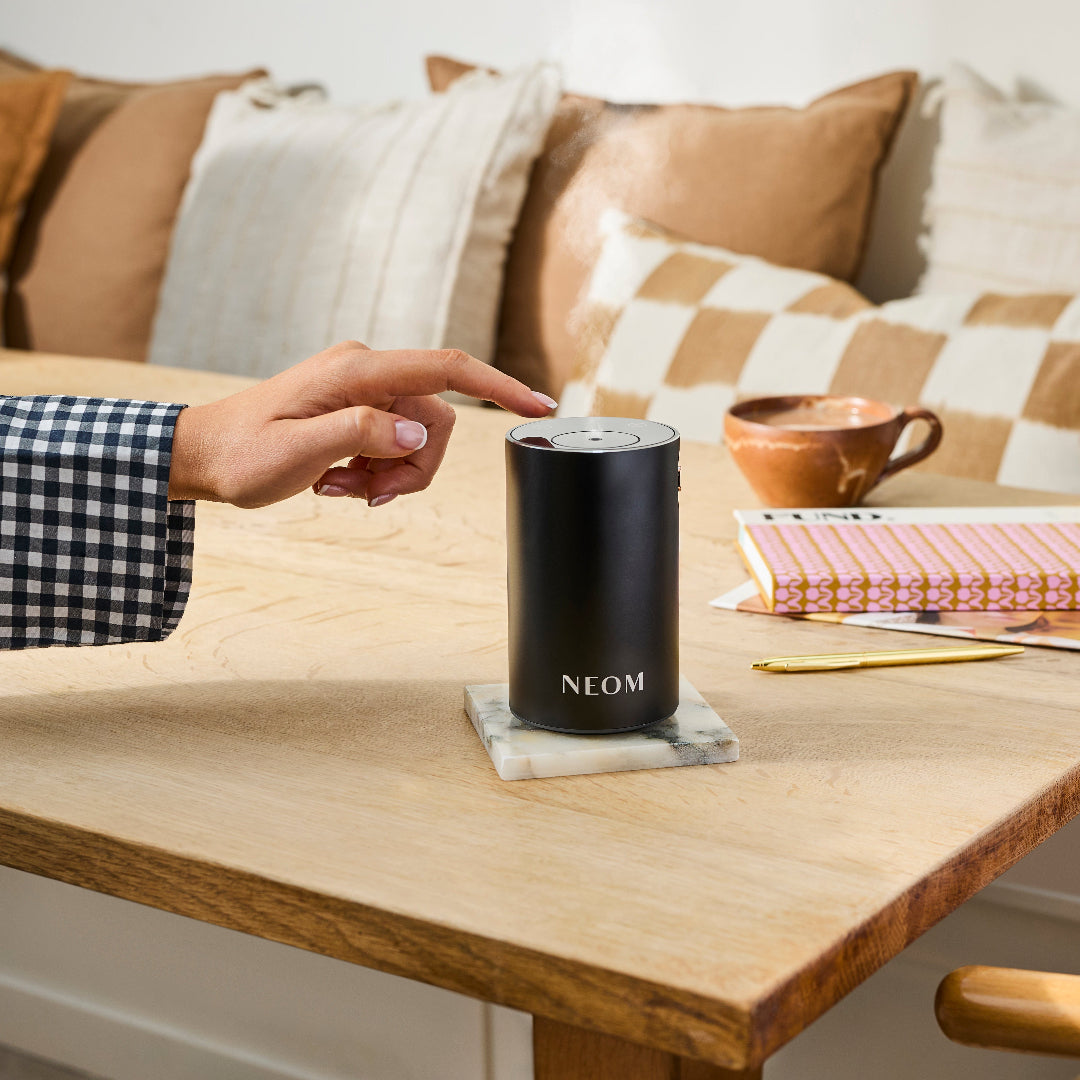NEOM Wellbeing Pod Mini+ Waterless Essential Oil Diffuser - Black
