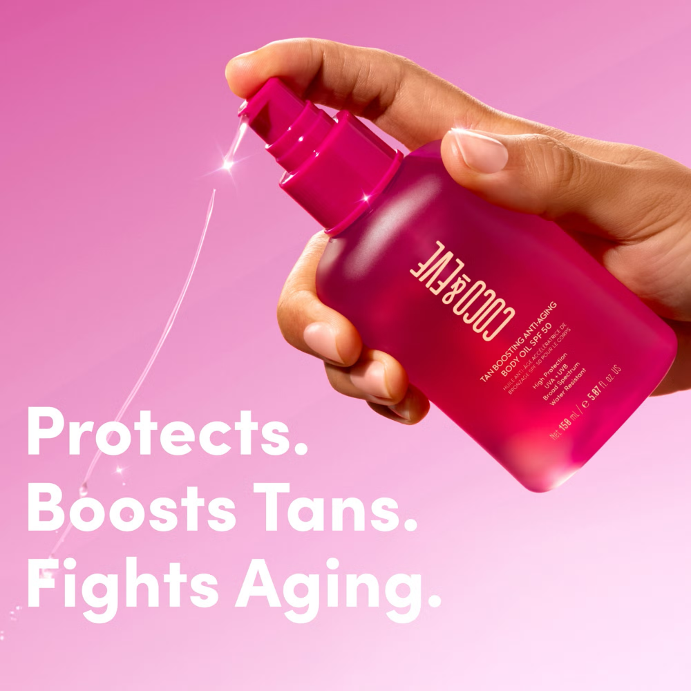 Coco & Eve Sunny Honey Protect Tan-Boosting Oil SPF 50