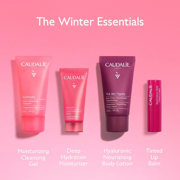Caudalie The Everyday Beauty Essentials Set – Winter Pouch